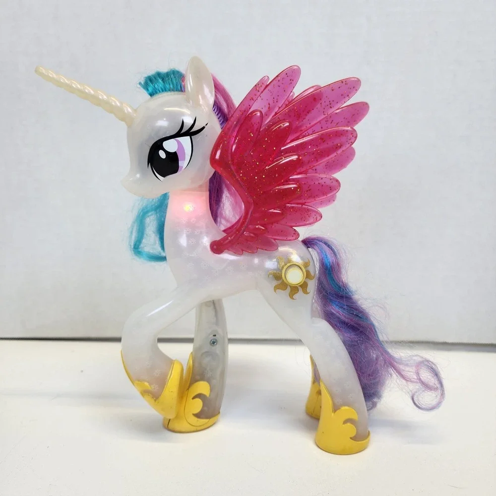 My Little Pony The Movie Princess Celestia Glitter & Glow Toy Light Up  Working